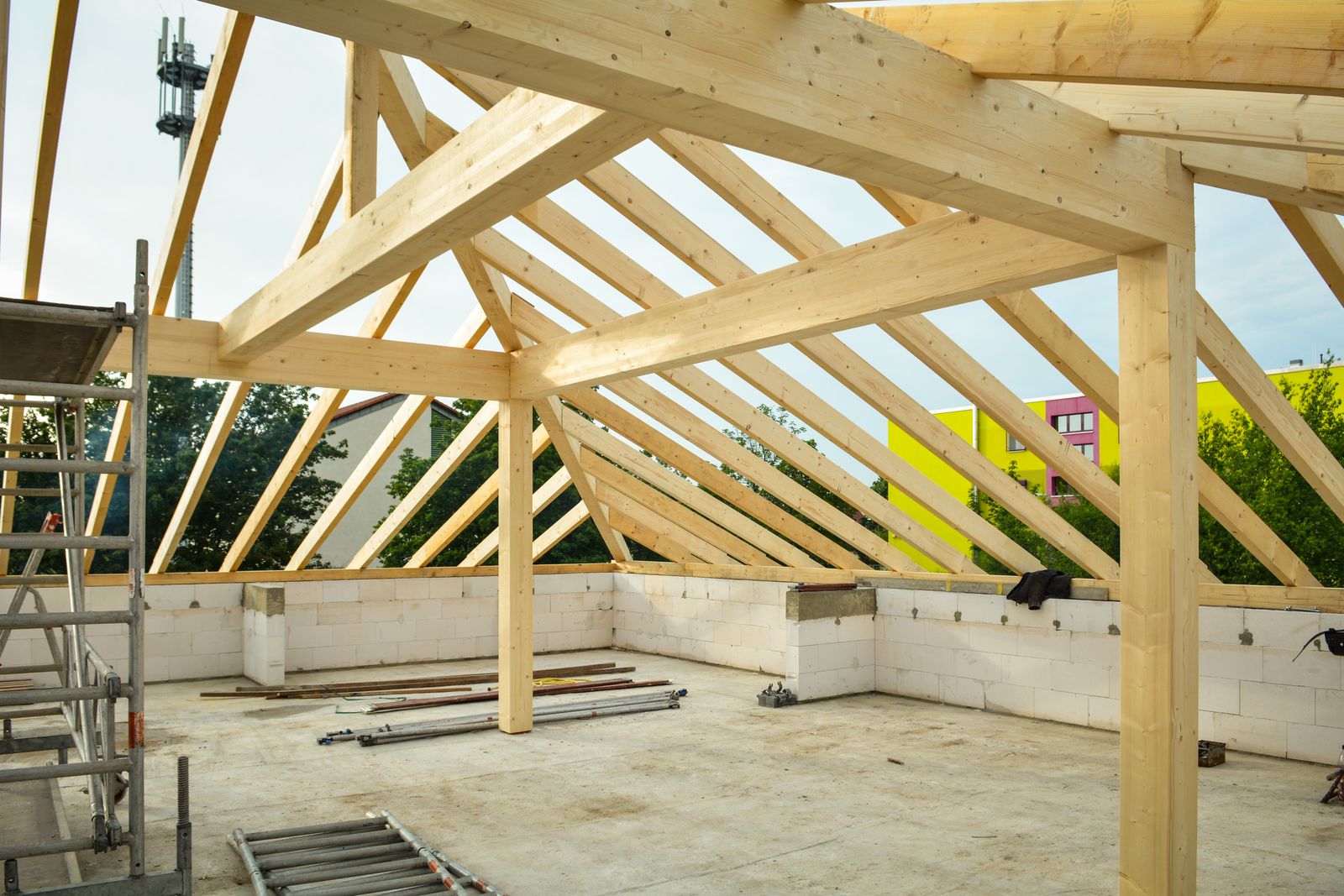 Construire une maison en Belgique - chantier de construction d une habitation / Een huis bouwen in België