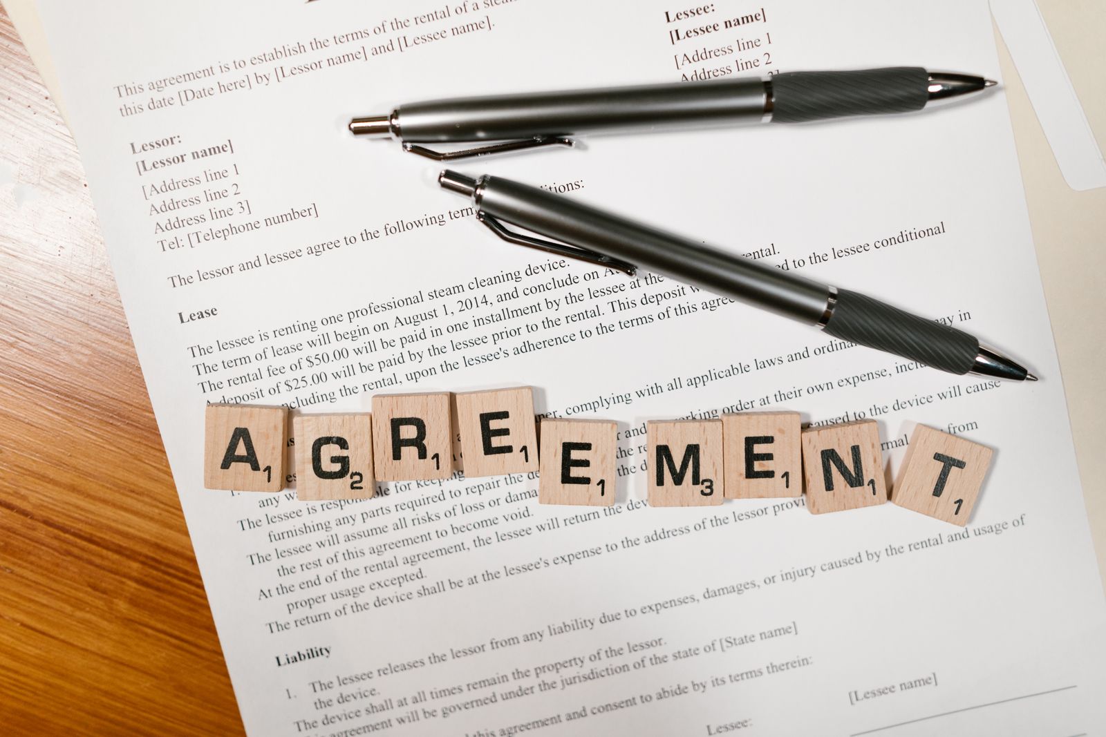 Contrat de bail en Belgique, signature du huurcontract / Contrat de bail (huurcontract) België